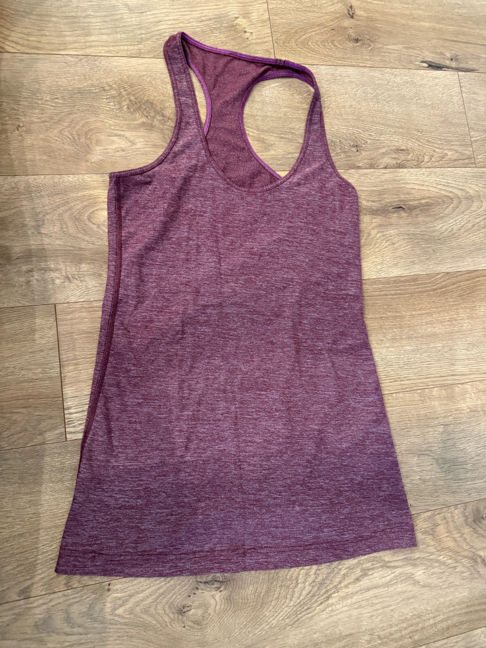 LULU LEMON Racerback Tank Top; super light/soft; size 8; tiny piling shown